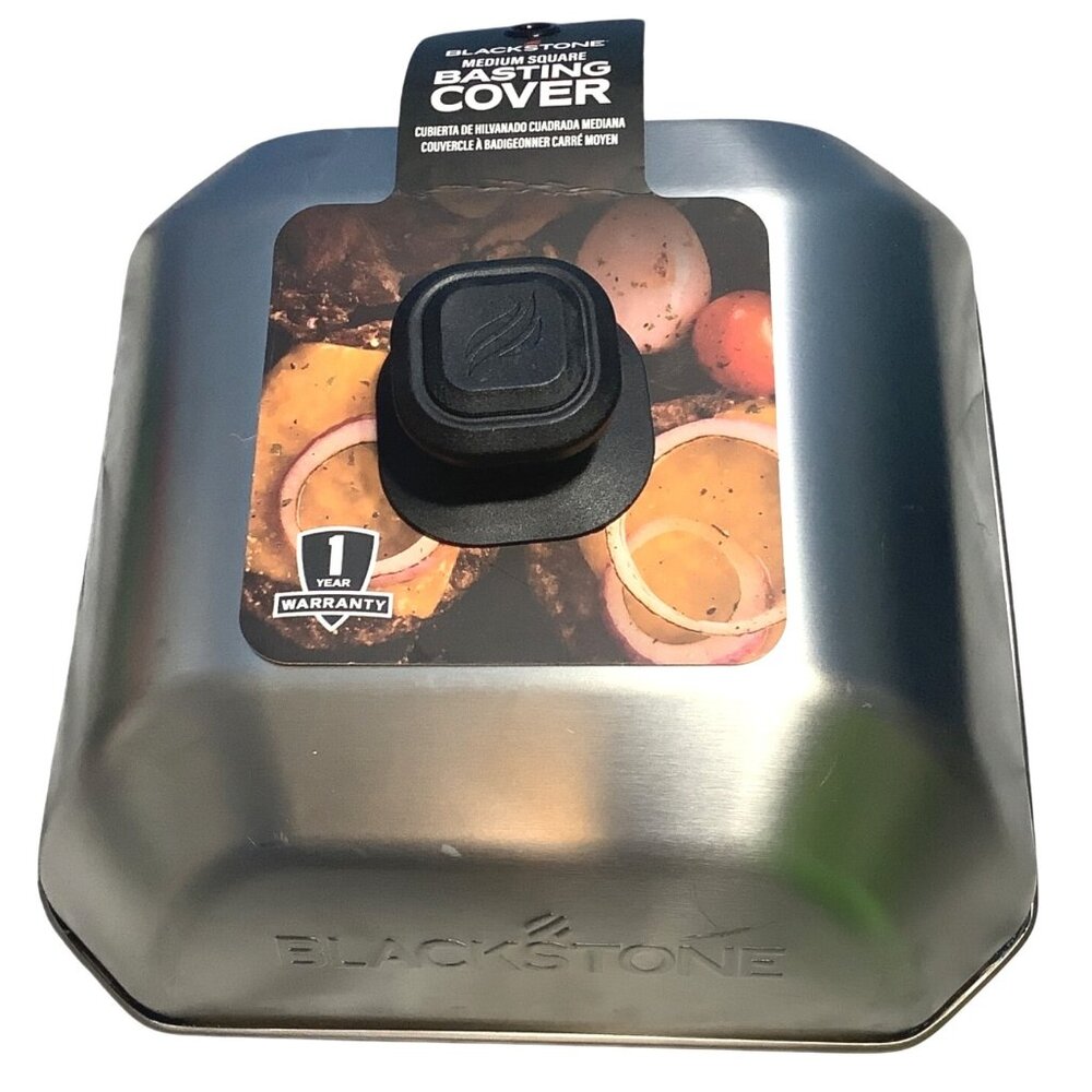 Blackstone 5555 Medium Square Basting Cover Dome Stainless Steel Grill Cookware